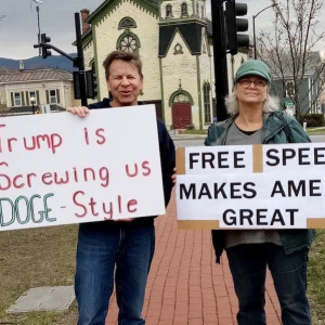 Protect Democracy Protest - April 19, 2025 