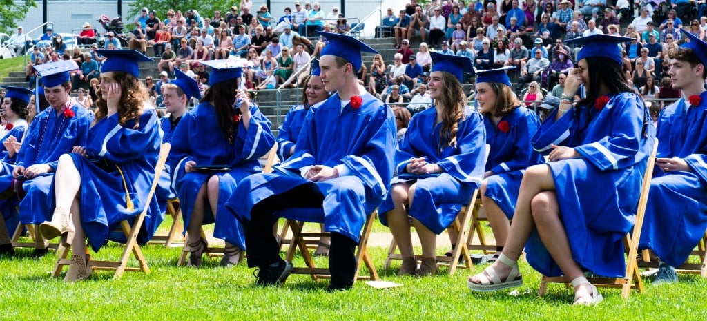 Markowski Field serves as OVUHS graduation backdrop