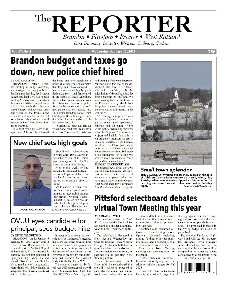 January 12, 2022 E-Edition
