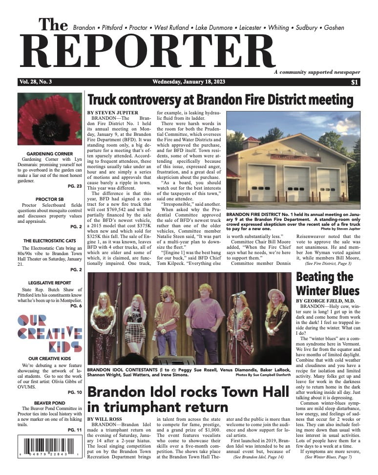 January 18, 2023 E-Edition