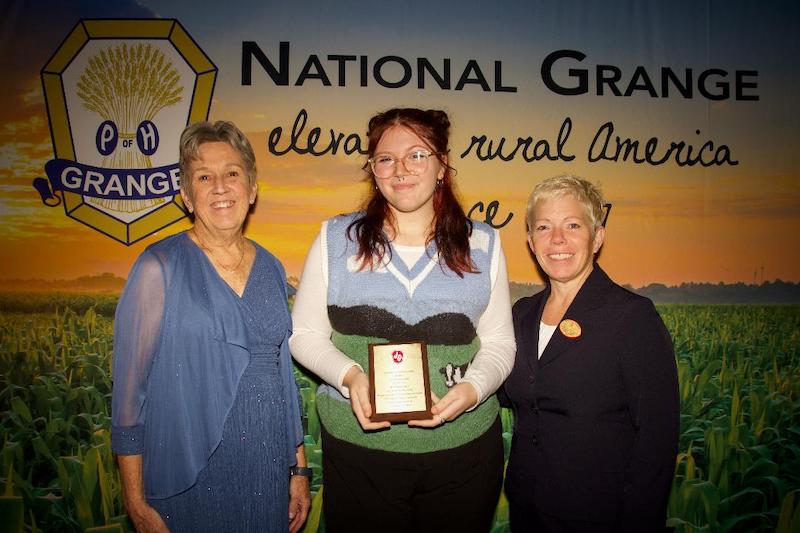 National Grange honors Pittsford member Melody Falker