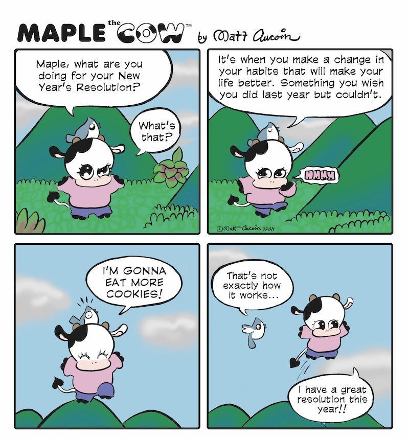 Maple the Cow: Jan. 3