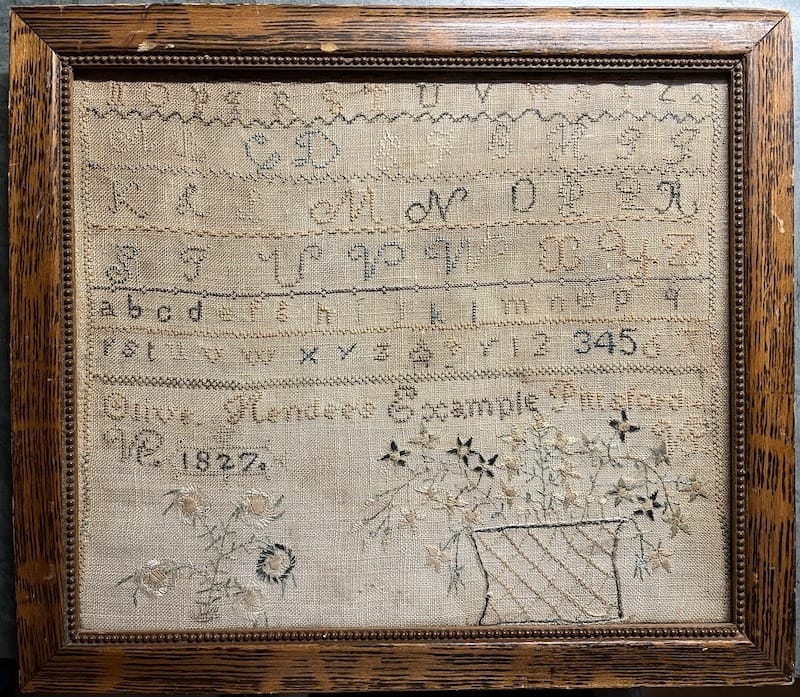 Pittsford Historical Society presents an old craft form: Samplers