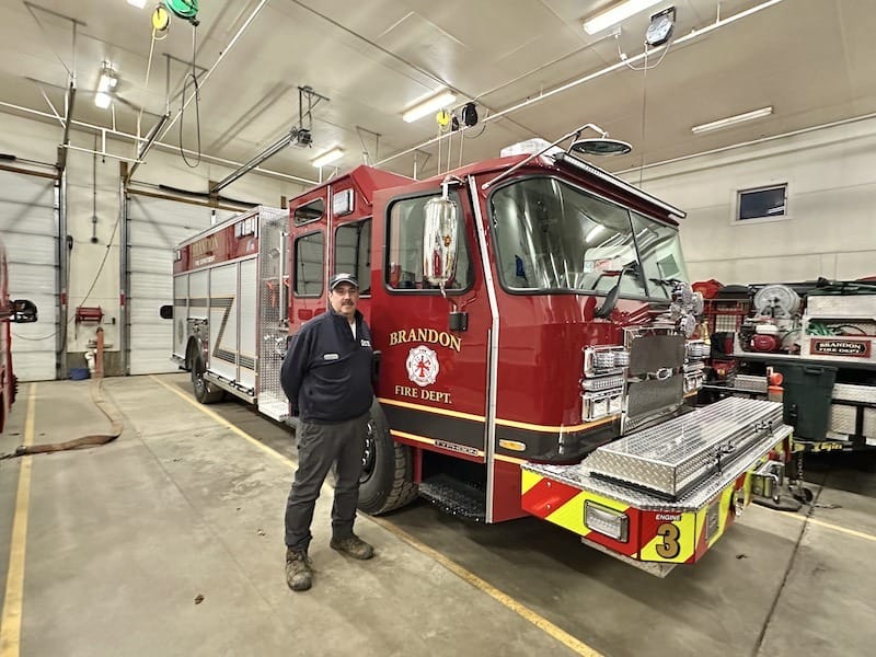 Brandon Fire Department’s new truck arrives